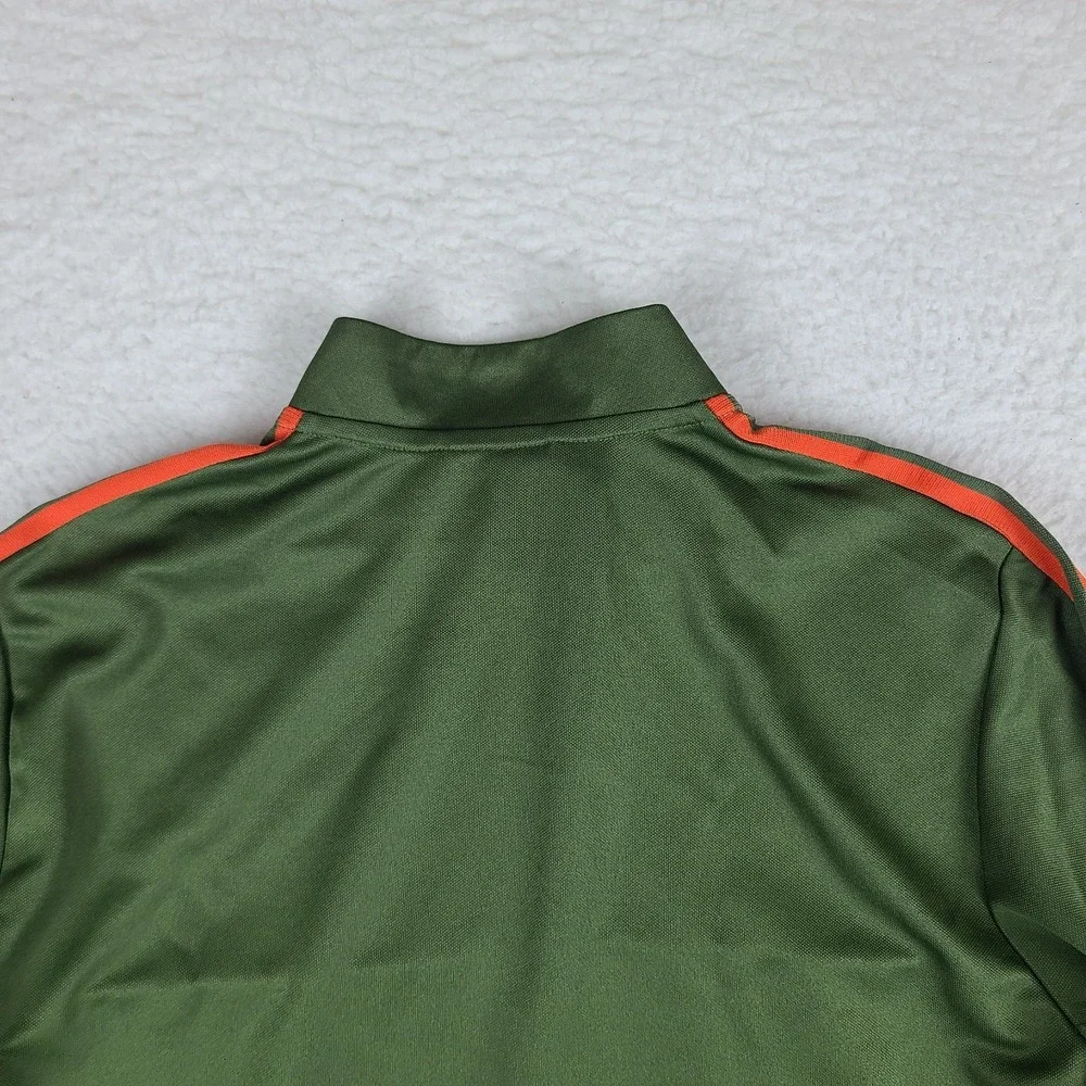 Adidas Sweater Mens Medium‎ Dark Green Camo Full Zip Performance Tech Training